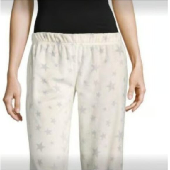 New Long Lounge Pants Pajama Pajamas PJS Size M Medium Women's Ivory White Cream - Picture 8 of 9